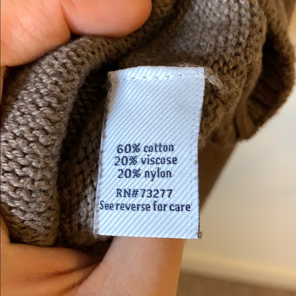 NWOT Mens Croft & Barrow Brown Sweater in Large - Picture 3 of 4